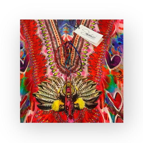 new Shahida Parides ꕥ 4Ways to Wear Silk Butterfly Kaftan ꕥ Tunic Top or Dress - Picture 8 of 17